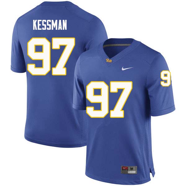 Men #97 Alex Kessman Pittsburgh Panthers College Football Jerseys Sale-Royal